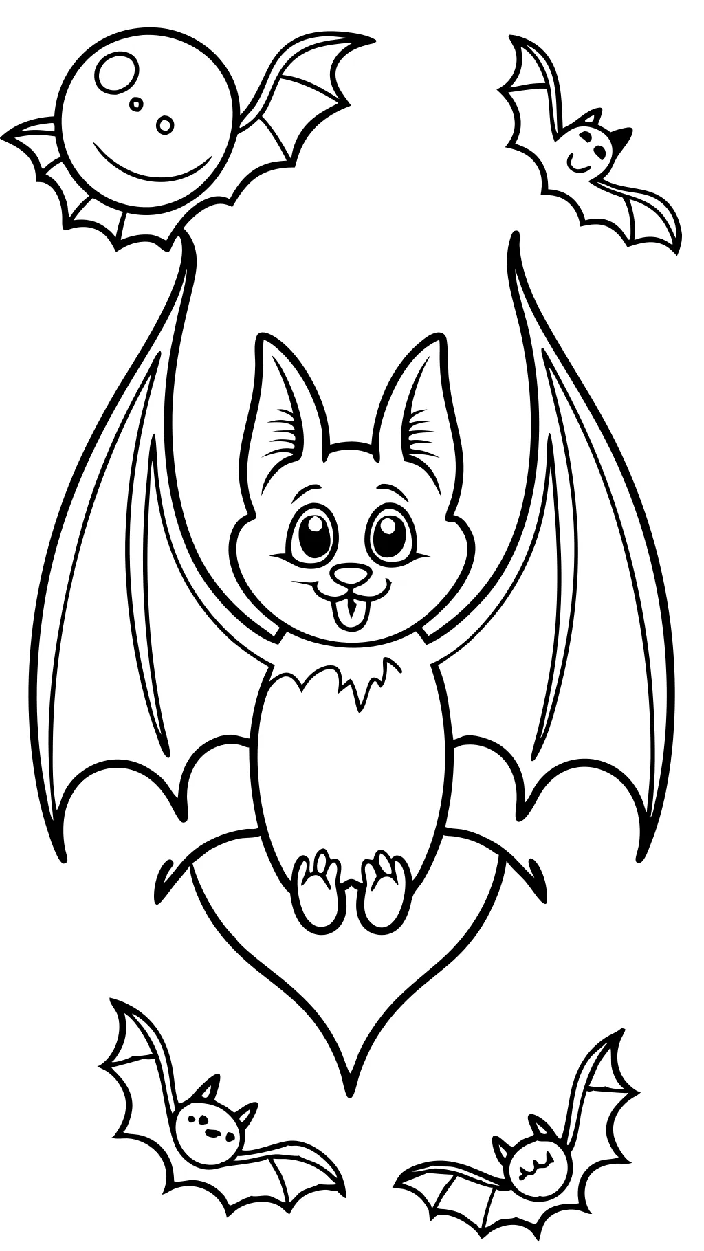 bats coloring pages